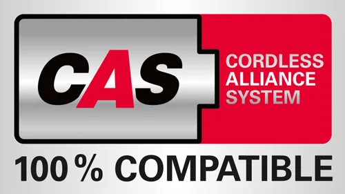CAS – Cordless Alliance System – 100 % kompatibel