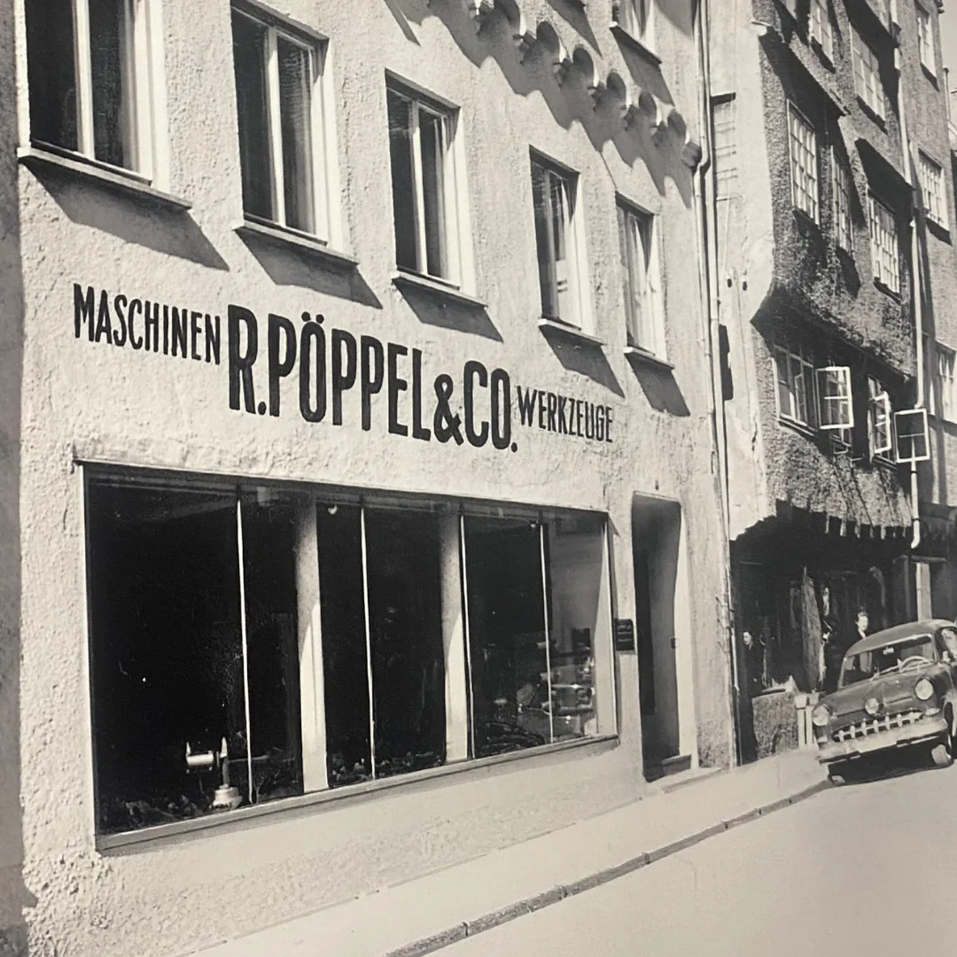 Das R. Pöppel-Ladenlokal in den 1930er-Jahren