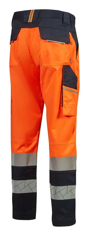 Ganzjahreshose FULGOR in Orange Fluo, Rückansicht