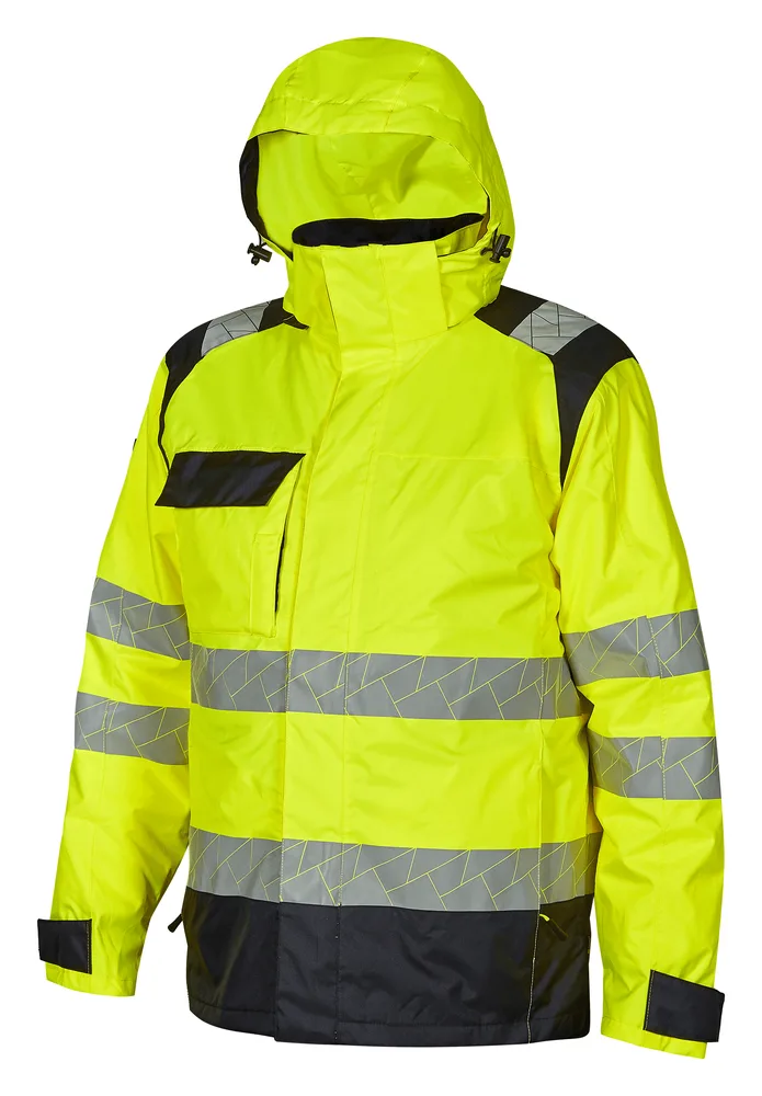 Winter-Parka NORDLUX in Yellow Fluo, Vorderansicht