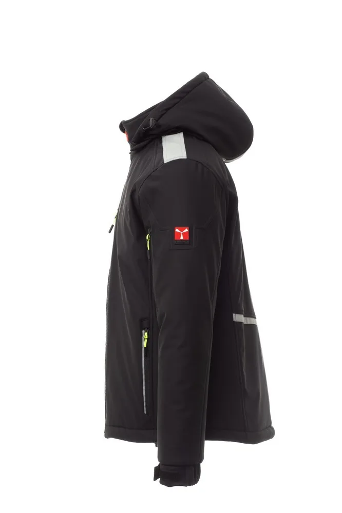 Payper wattierte Softshelljacke Stream Pad, Detailansicht