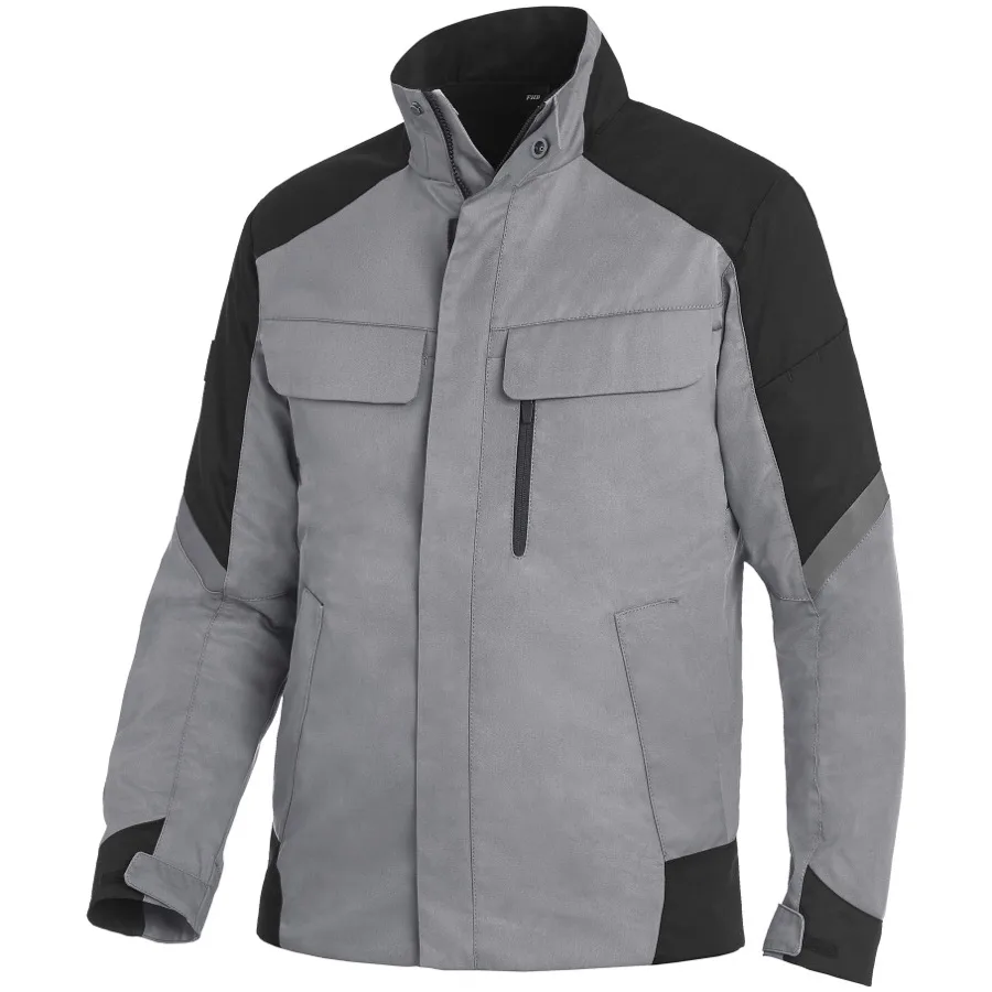 FHB FRANK Arbeitsjacke, grau-schwarz – im Pöppel-Shop