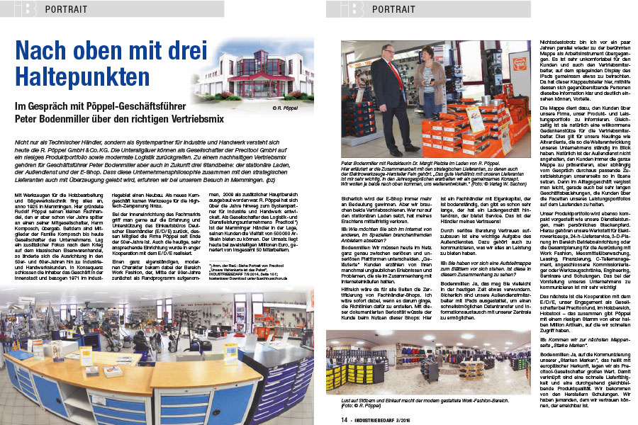 Fachmagazin: Industriebedarf
