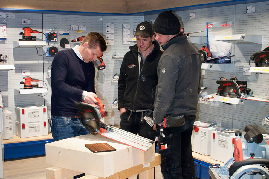 Mafell Powershop-Ausstellung