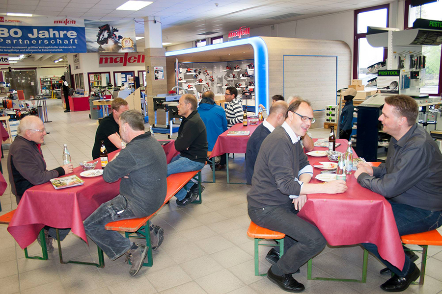 Mafell Powershop-Ausstellung