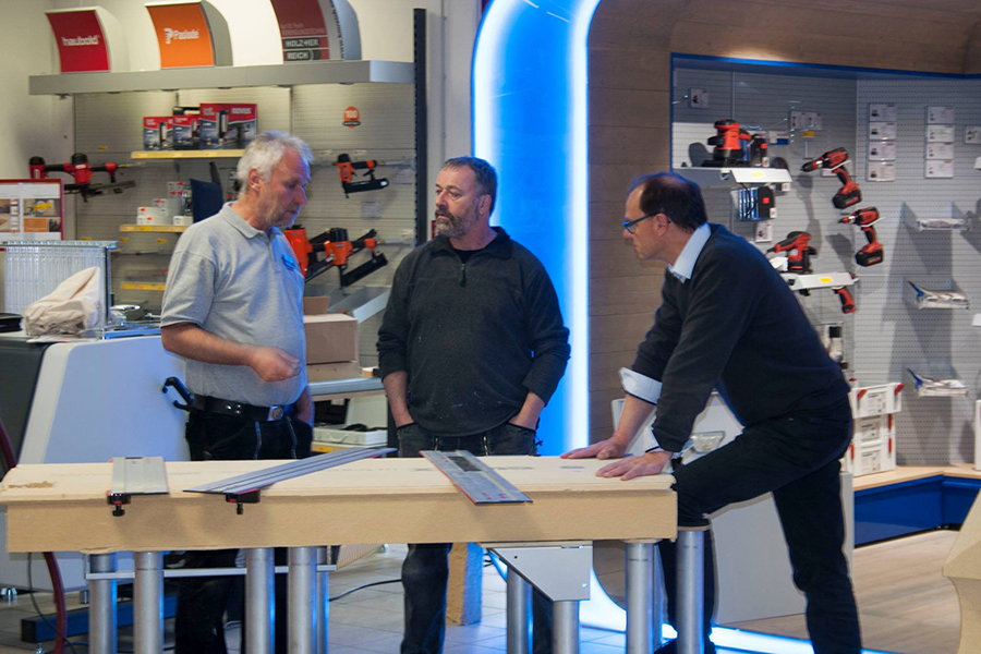 Mafell Powershop-Ausstellung