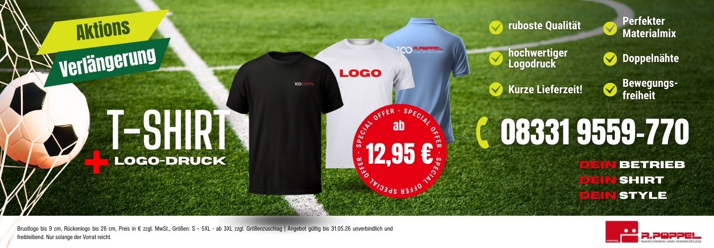 Arbeitskleidung T-Shirt Aktion 2026
